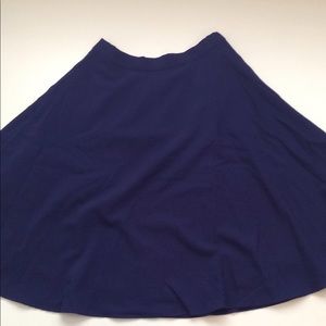 Modcloth Navy Circle Skirt with Pockets